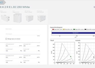Calculate ventilation quickly and accurately with Flexit Select