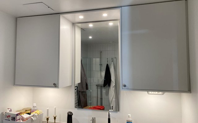 Diskret installation av Nordic KS3 i badrum | Flexit