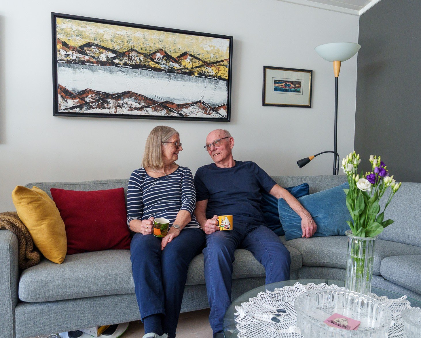 Etter oppgraderingen opplever Kai og Åse et jevnere og mer behagelig inneklima i hele boligen.