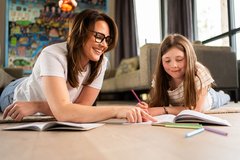 Homework in comfortable indoor climate